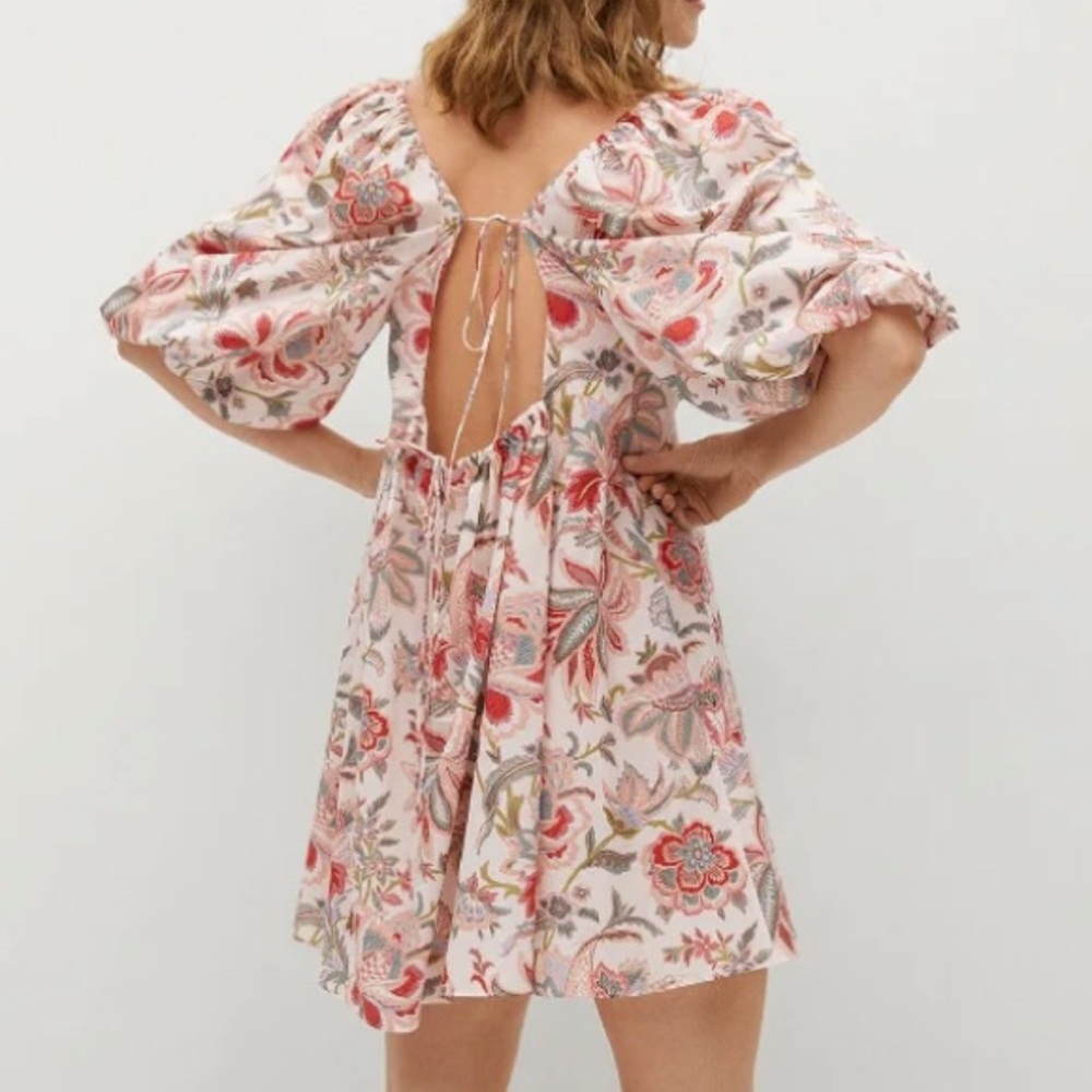 CHUFY x MANGO Printed short dress Size 2 - Picture 5 of 5